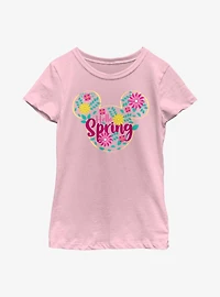 Disney Mickey Mouse Hello Spring Ears Youth Girls T-Shirt