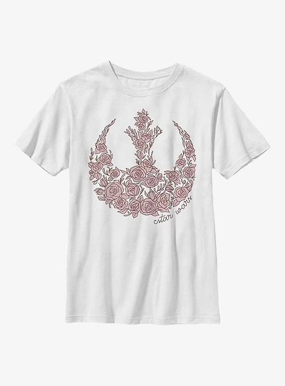 Star Wars Rose Rebel Youth T-Shirt