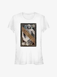 Marvel Moon Knight Playing Card Girls T-Shirt