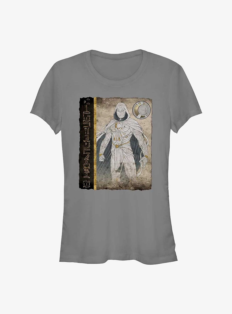 Marvel Moon Knight Scroll Fragment Girls T-Shirt