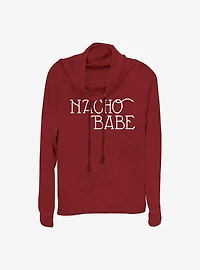 Nacho Babe Girls Cowl Neck Long Sleeve Top