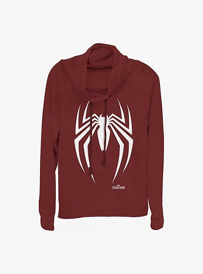 Marvel Spider-Man Gamerverse Girls Cowl Neck Long Sleeve Top