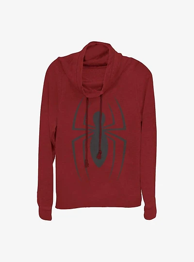 Marvel Spider-Man Spider Original Girls Cowl Neck Long Sleeve Top