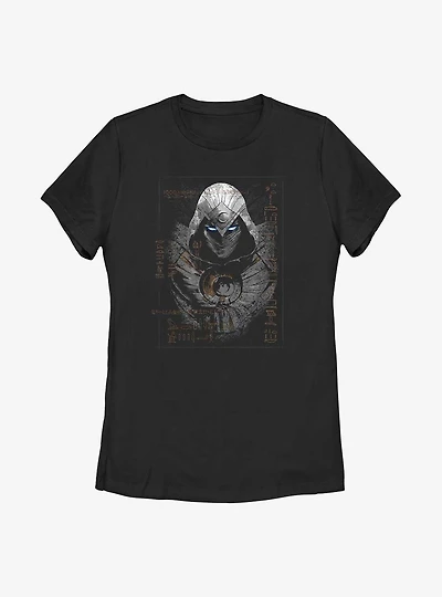 Marvel Moon Knight Ancient Glyphs Womens T-Shirt