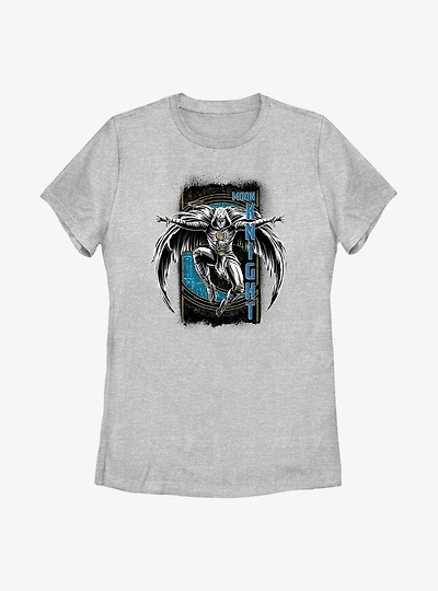 Marvel Moon Knight Grunge Badge Womens T-Shirt