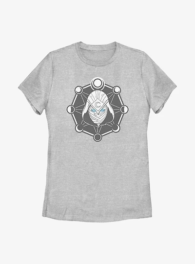 Marvel Moon Knight Mask Logo Womens T-Shirt