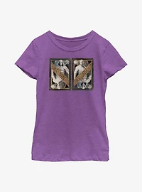 Marvel Moon Knight Playing Card Side By Youth Girls T-Shirt
