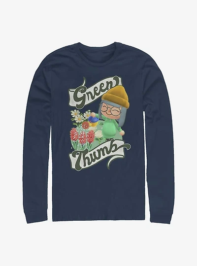 Nintendo Animal Crossing Green Thumbr Long-Sleeve T-Shirt