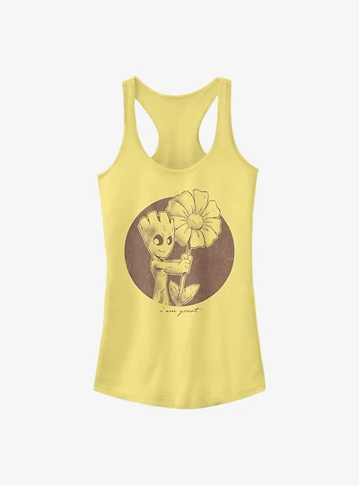 Marvel Guardians Of The Galaxy Groot Flower Girls Tank