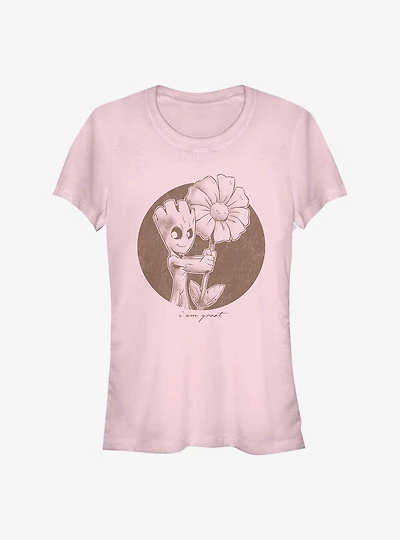 Marvel Guardians Of The Galaxy Groot Flower Girls T-Shirt