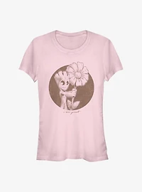 Marvel Guardians Of The Galaxy Groot Flower Girls T-Shirt