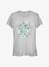 Star Wars The Mandalorian Child Spring Chibi Girls T-Shirt