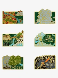 The Lord of the Rings Middle Earth Map Blind Box Enamel Pin - BoxLunch Exclusive