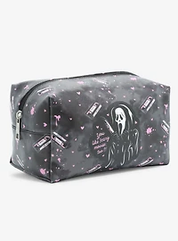 Scream Ghost Face Pink Icon Makeup Bag