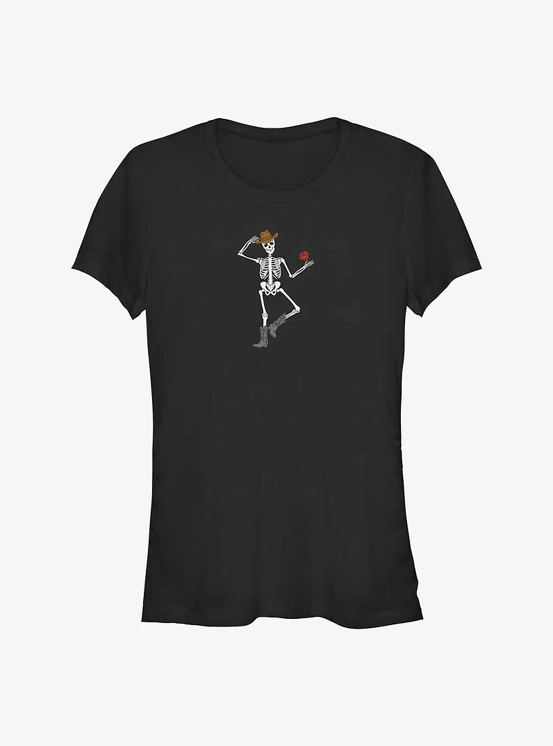 Cowboy Skelly Girls T-Shirt