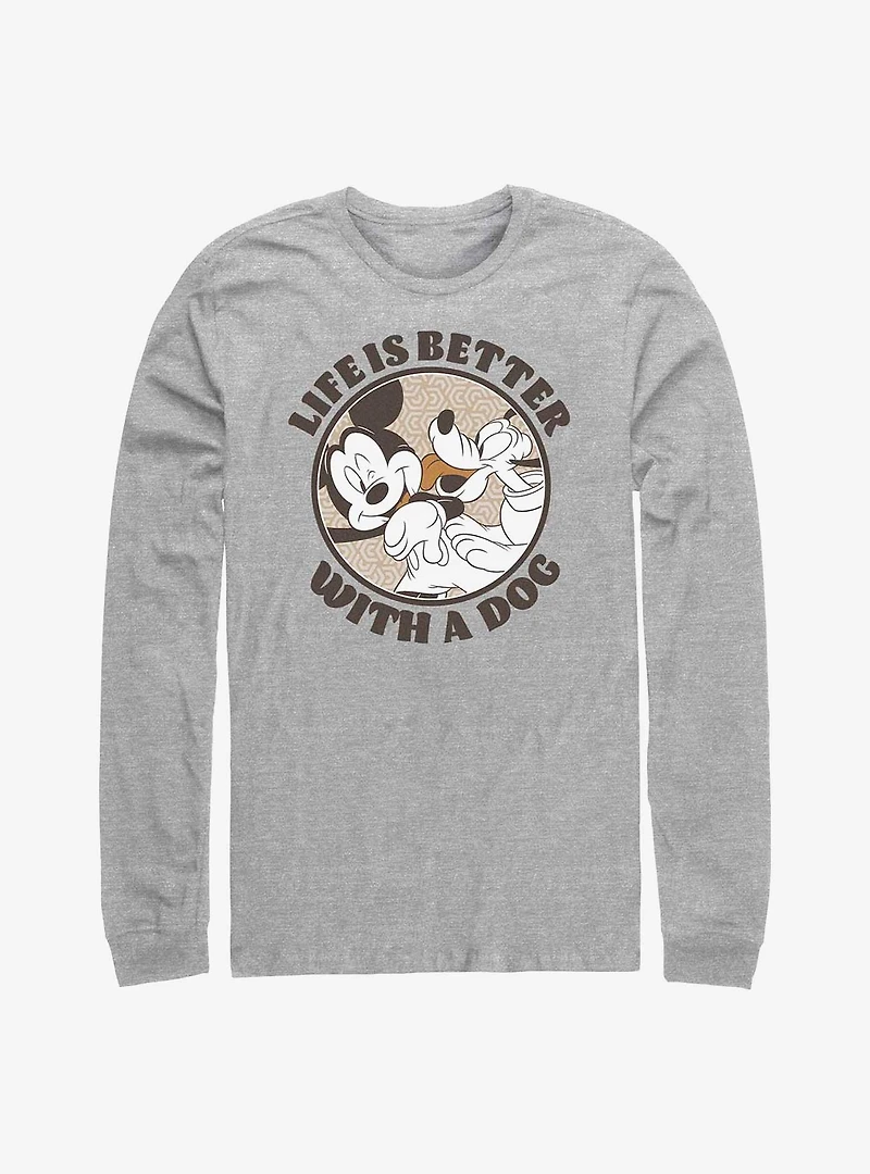 Disney Mickey Mouse Dog Life Long-Sleeve T-Shirt