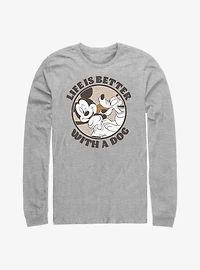 Disney Mickey Mouse Dog Life Long-Sleeve T-Shirt