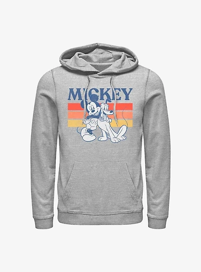 Disney Mickey Mouse & Pluto Retro Squad Hoodie