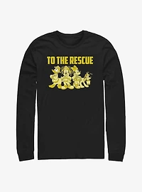 Disney Mickey Mouse Thanks Firefighters Long-Sleeve T-Shirt