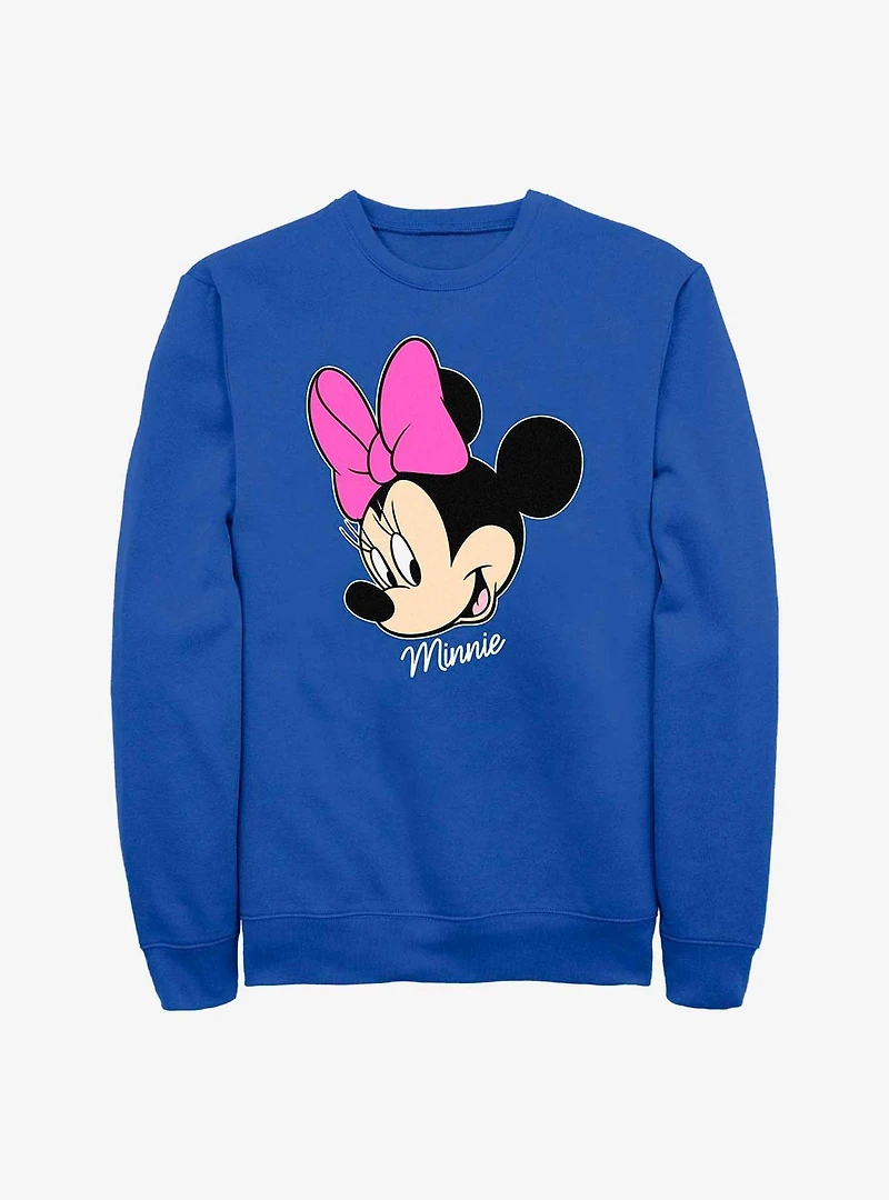Disney Minnie Mouse Big Face Sweatshirt