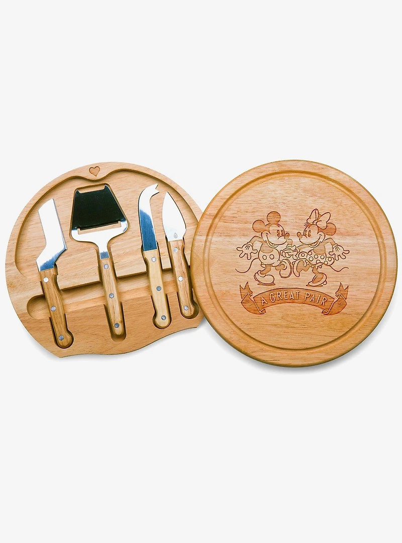 Disney Mickey and Minnie Mouse Circo Cheese Cutting Board & Tools Set
