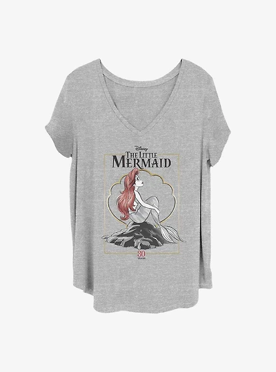 Disney The Little Mermaid Framed Anniversary Girls Plus T-Shirt