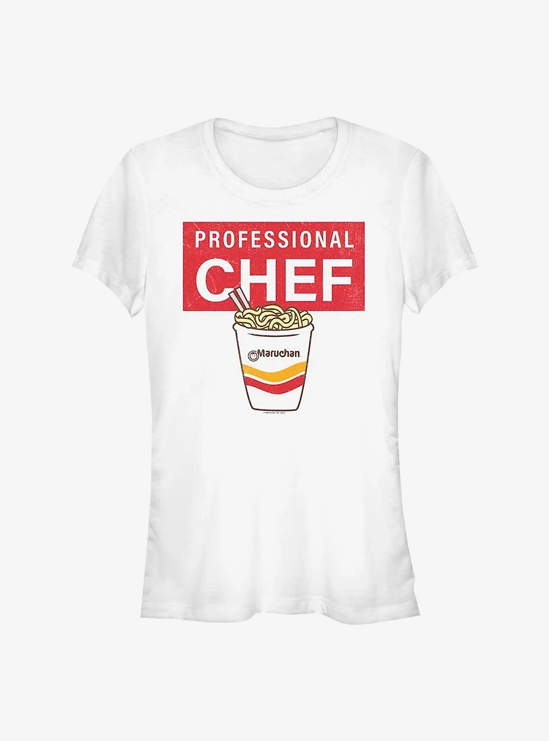 Maruchan Insta Noodle Chef Girls T-Shirt