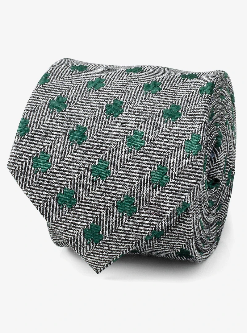 Herringbone Shamrock Men's Tie