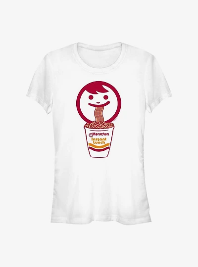 Maruchan Face Eating Ramen Girls T-Shirt