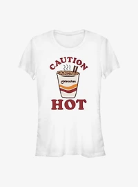 Maruchan Caution Hot Girls T-Shirt