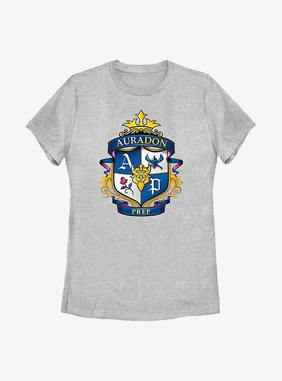 Disney Descendants Auradon Prep Crest Womens T-Shirt