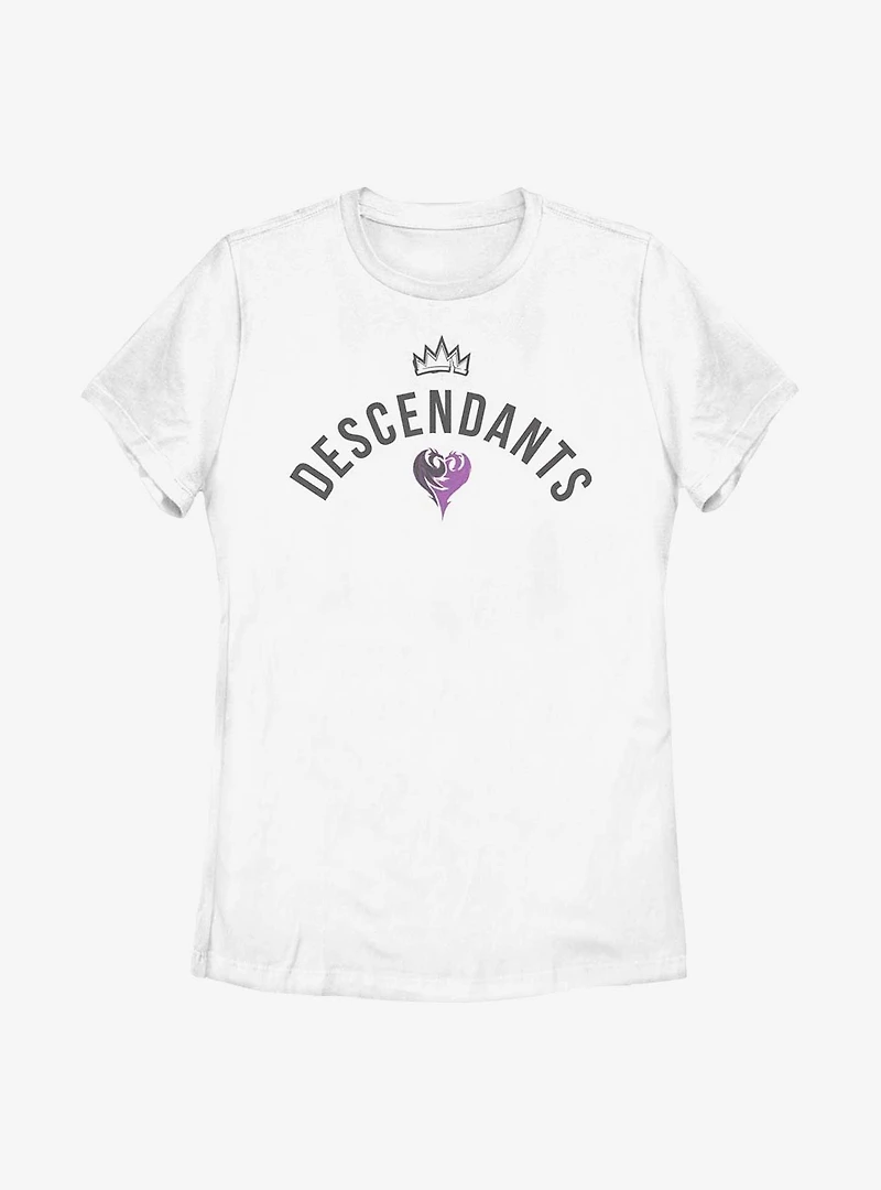 Disney Descendants Dragon Heart Logo Womens T-Shirt