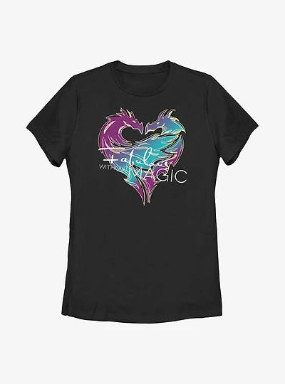 Disney Descendants Fabulous Without Magic Womens T-Shirt