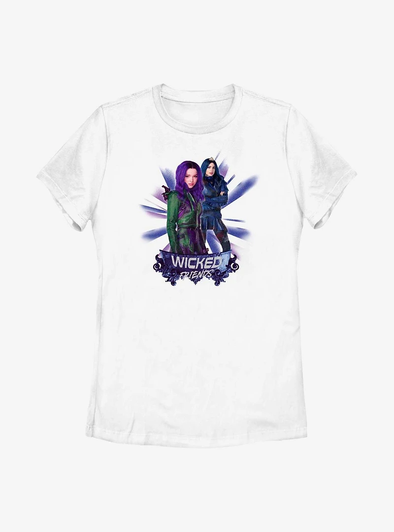 Disney Descendants Wicked Friends Mal & Evie Womens T-Shirt