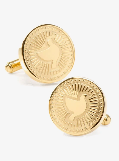 Gold Dove Radial Cufflinks