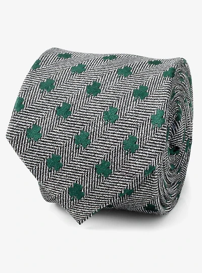 Herringbone Shamrock Men's Tie