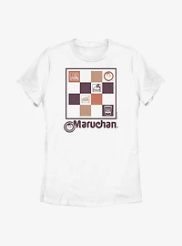 Maruchan Checkered Womens T-Shirt
