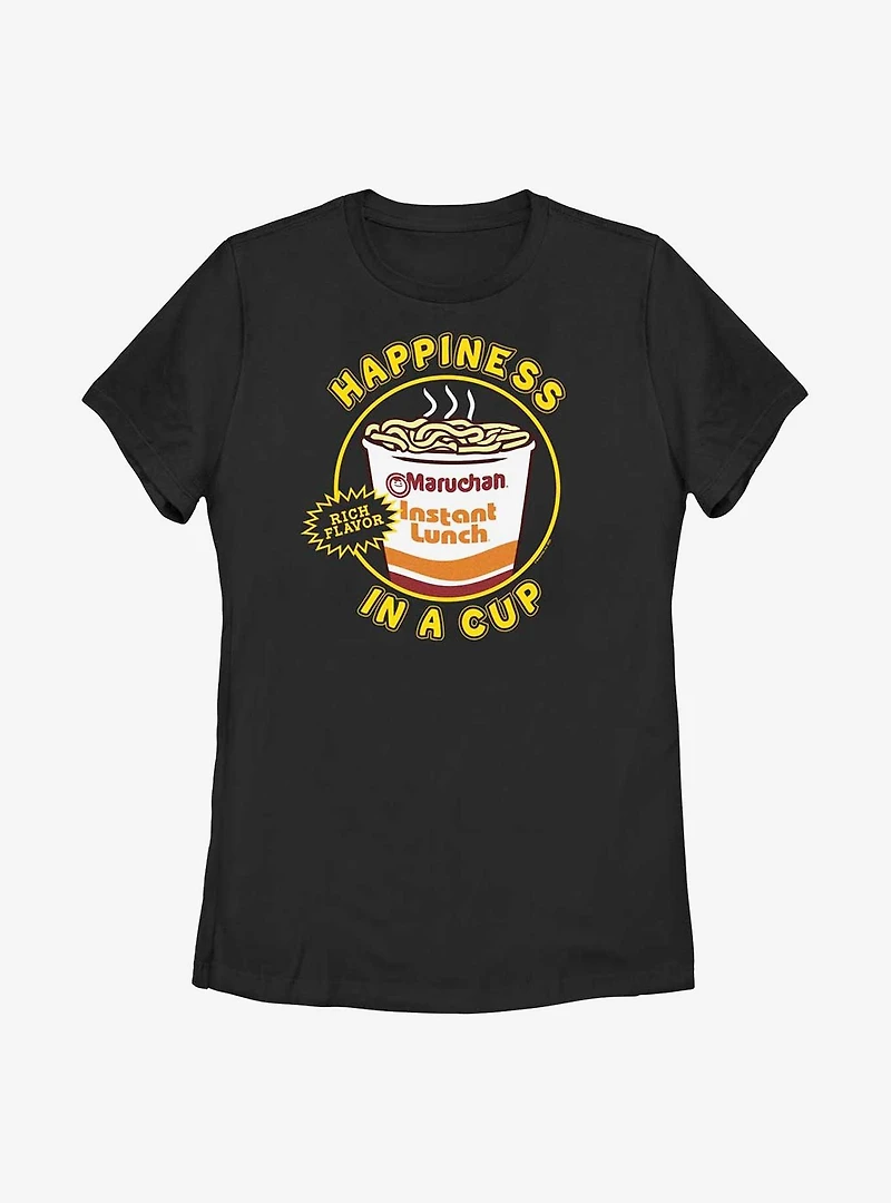 Maruchan Happiness A Cup Womens T-Shirt