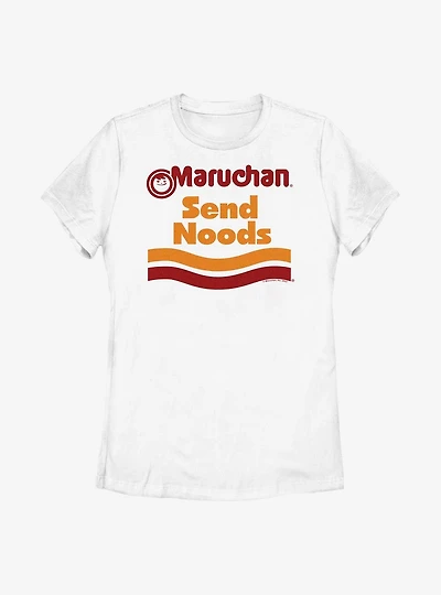 Maruchan Logo Send Noods Womens T-Shirt
