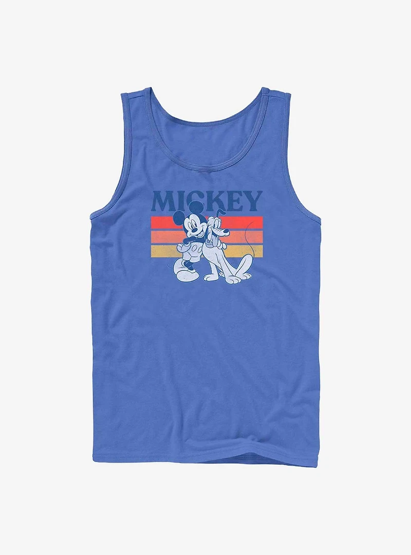 Disney Mickey Mouse & Pluto Retro Squad Tank Top