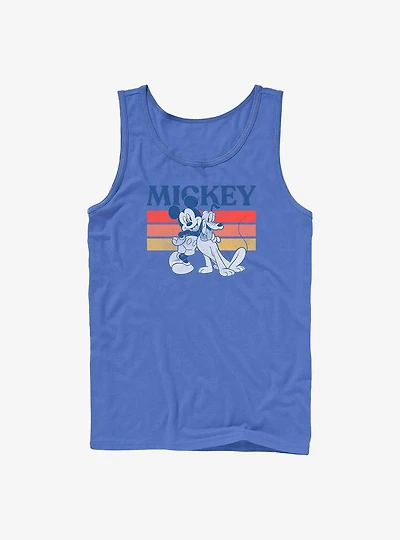Disney Mickey Mouse & Pluto Retro Squad Tank Top