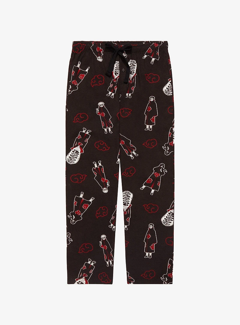Naruto Shippuden Akatsuki Allover Print Sleep Pants - BoxLunch Exclusive