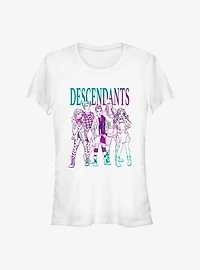 Disney Descendants Sketch Group Girls T-Shirt