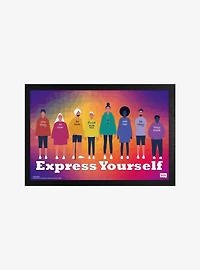 Express Yourself - Identity Framed Poster