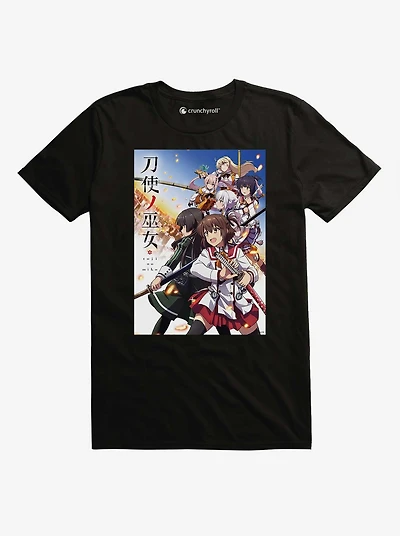 Katana Maidens Black T-Shirt