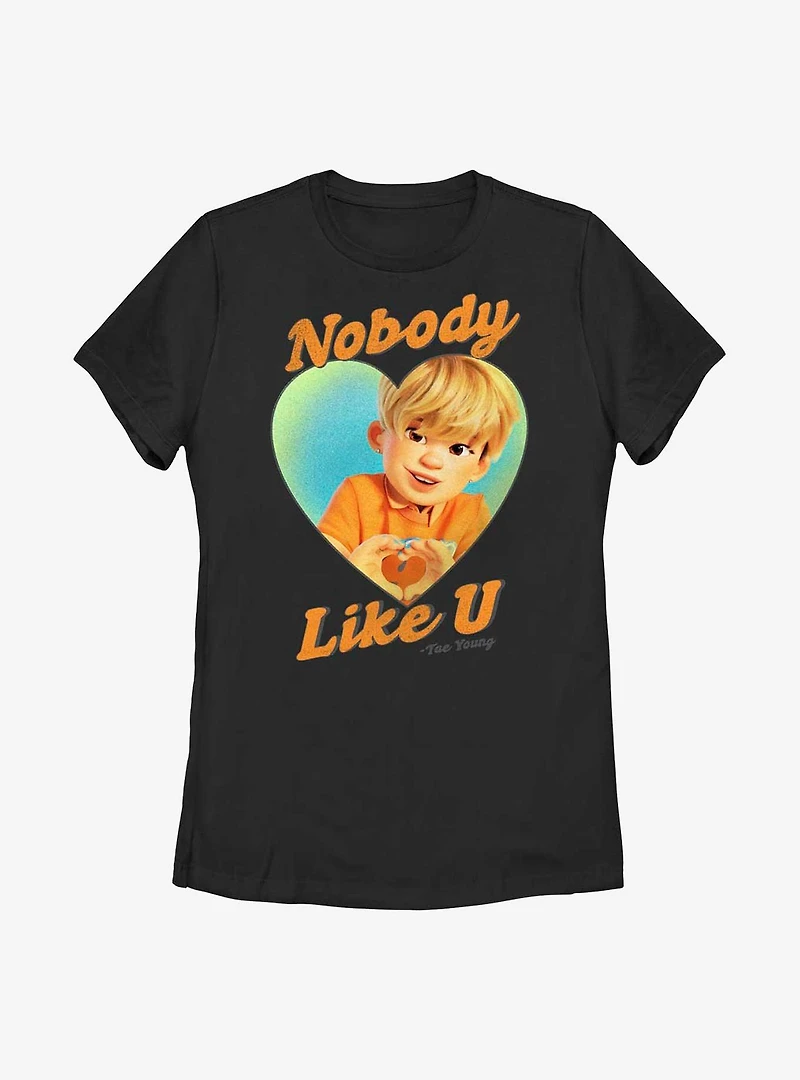 Disney Pixar Turning Red 4Town Tae Young Nobody Like U Womens T-Shirt