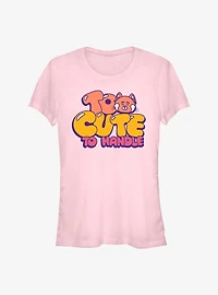 Disney Pixar Turning Red Cute Panda Girls T-Shirt