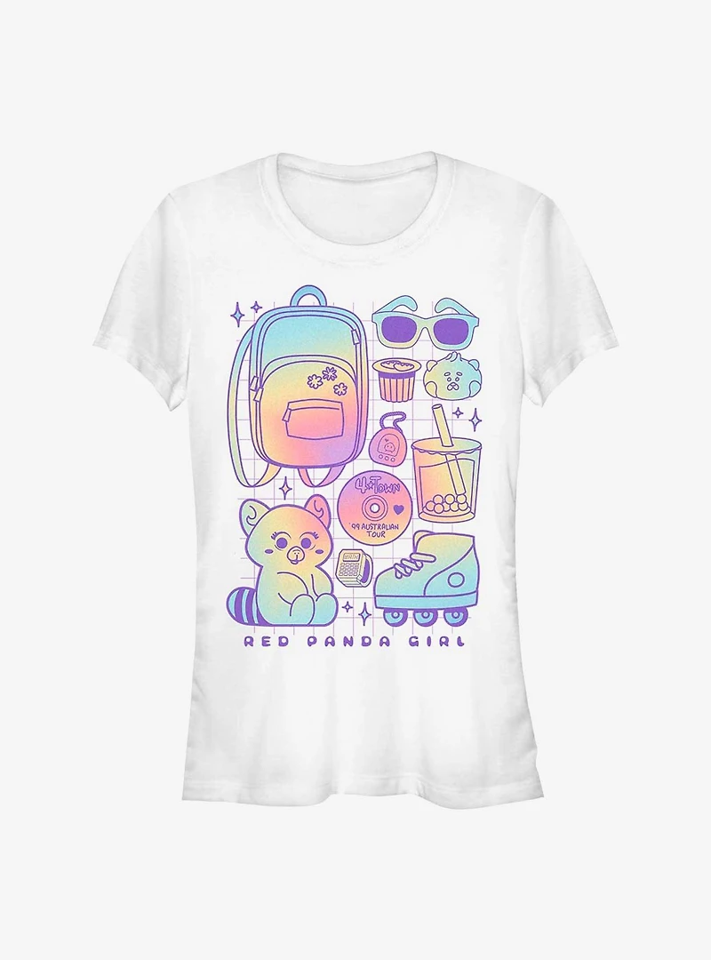 Disney Pixar Turning Red Nostalgia Pack Girls T-Shirt