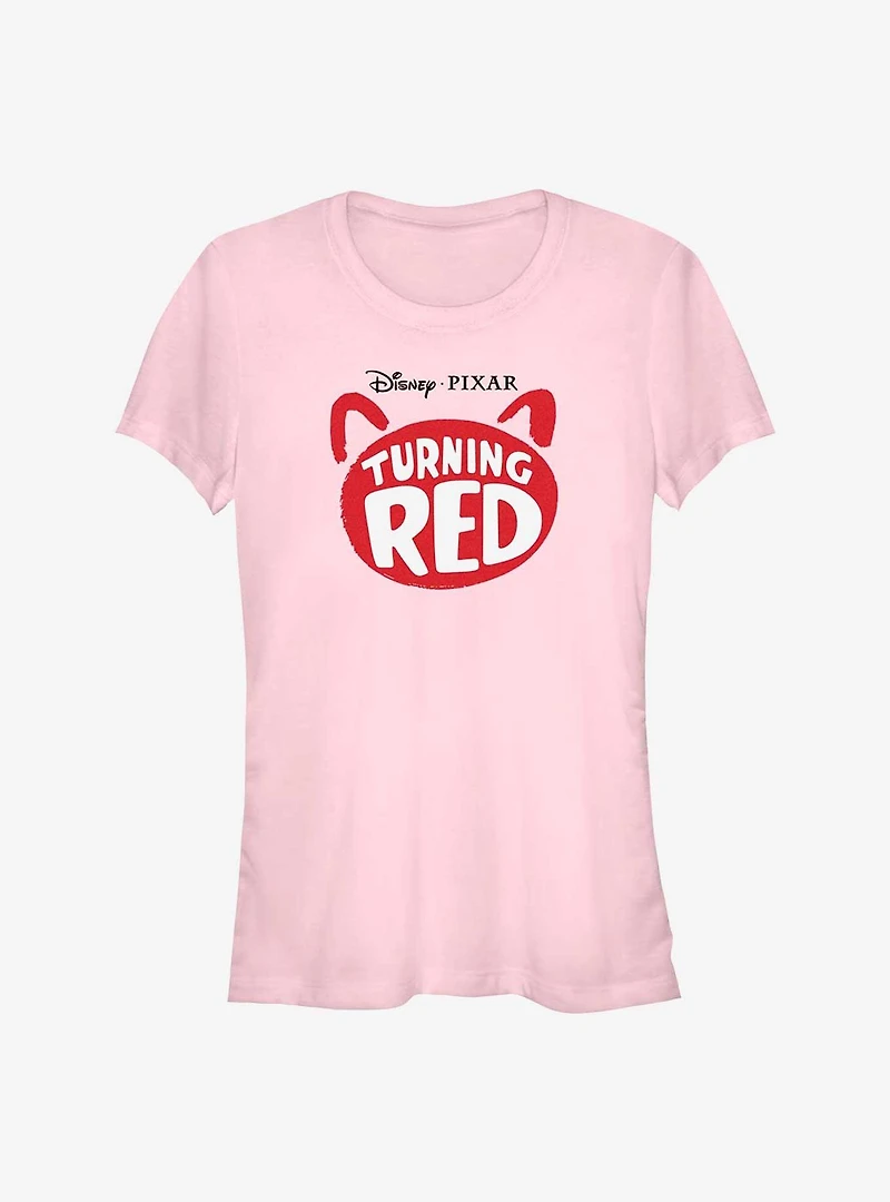 Disney Pixar Turning Red Logo Girls T-Shirt