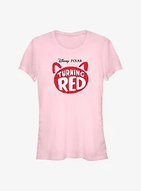 Disney Pixar Turning Red Logo Girls T-Shirt